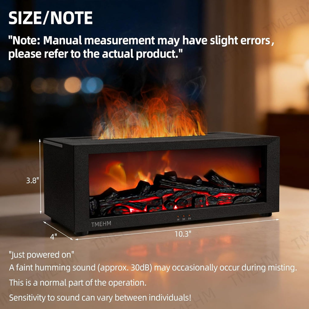 Luvoe™ EmberMist — Flame Effect Essential Oil Diffuser & Humidifier