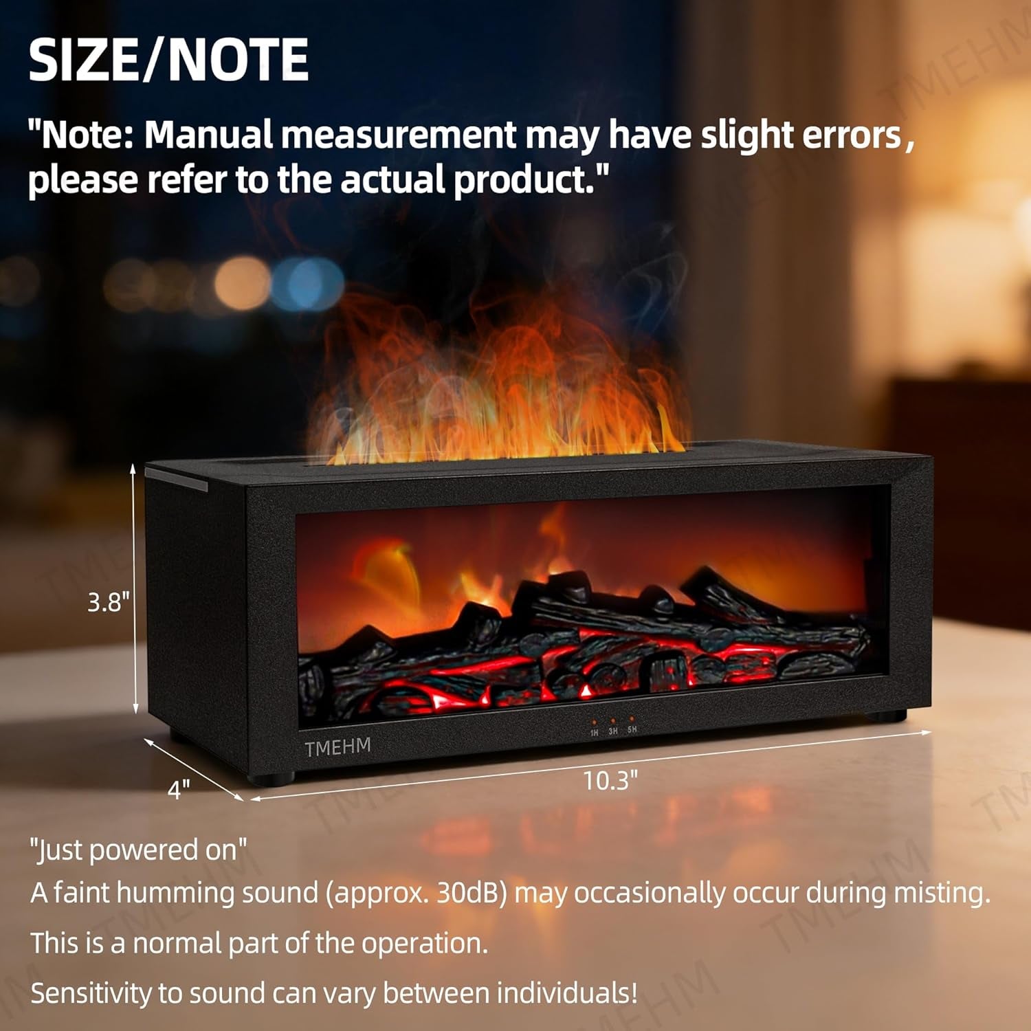 Luvoe™ EmberMist — Flame Effect Essential Oil Diffuser & Humidifier