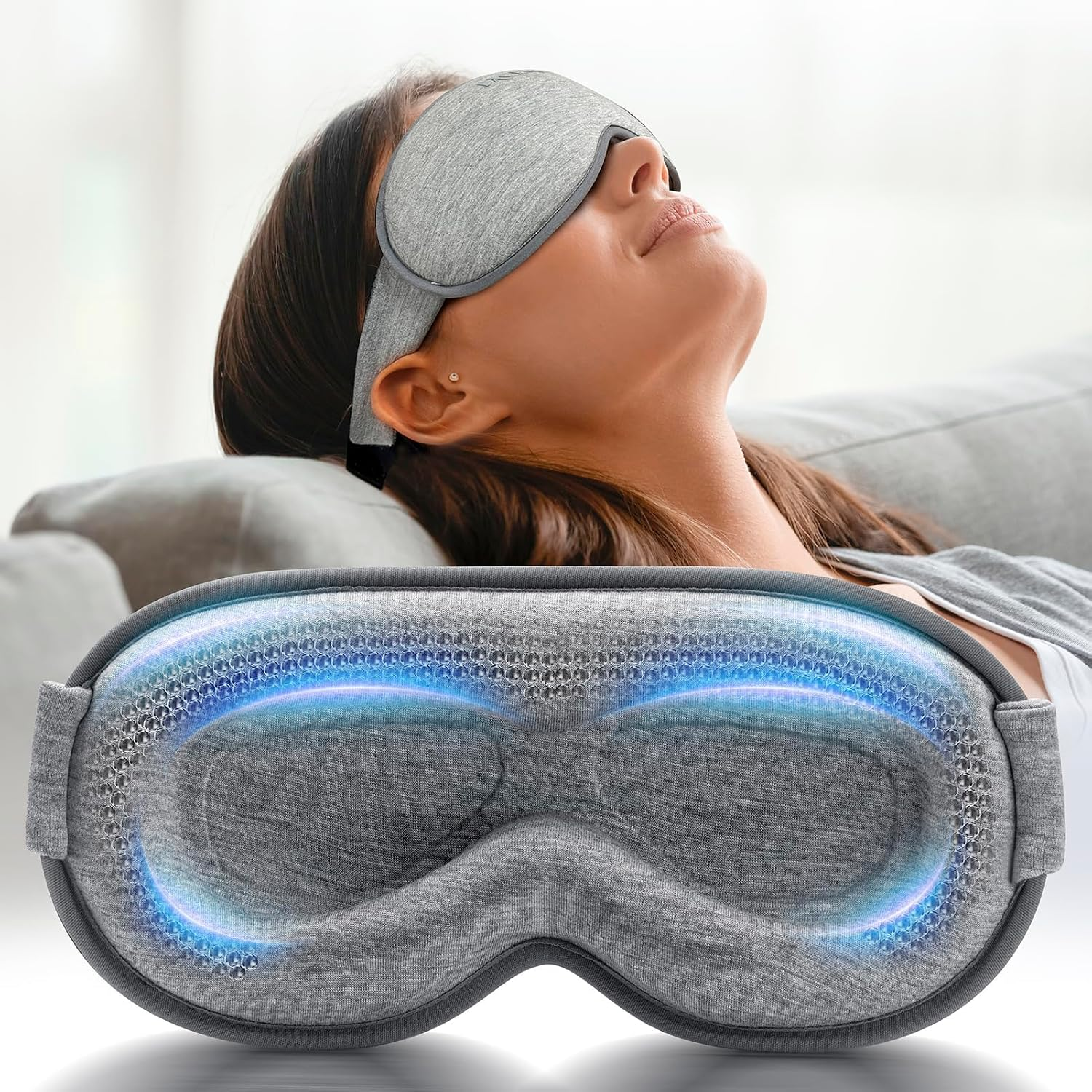 Luvoe™ DreamMask — 3D Blackout Weighted Sleep Mask