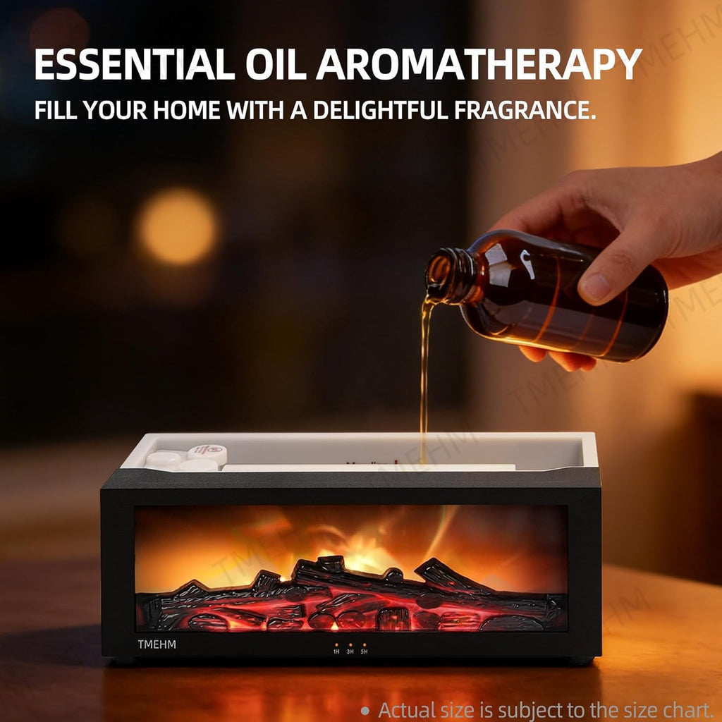 Luvoe™ EmberMist — Flame Effect Essential Oil Diffuser & Humidifier