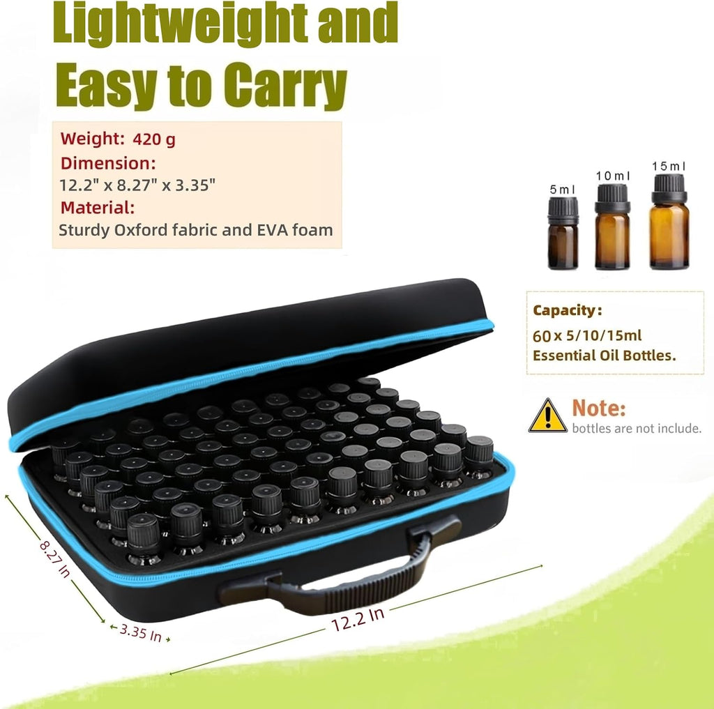 Luvoe™ OilVault — Essential Oil Storage & Travel Case